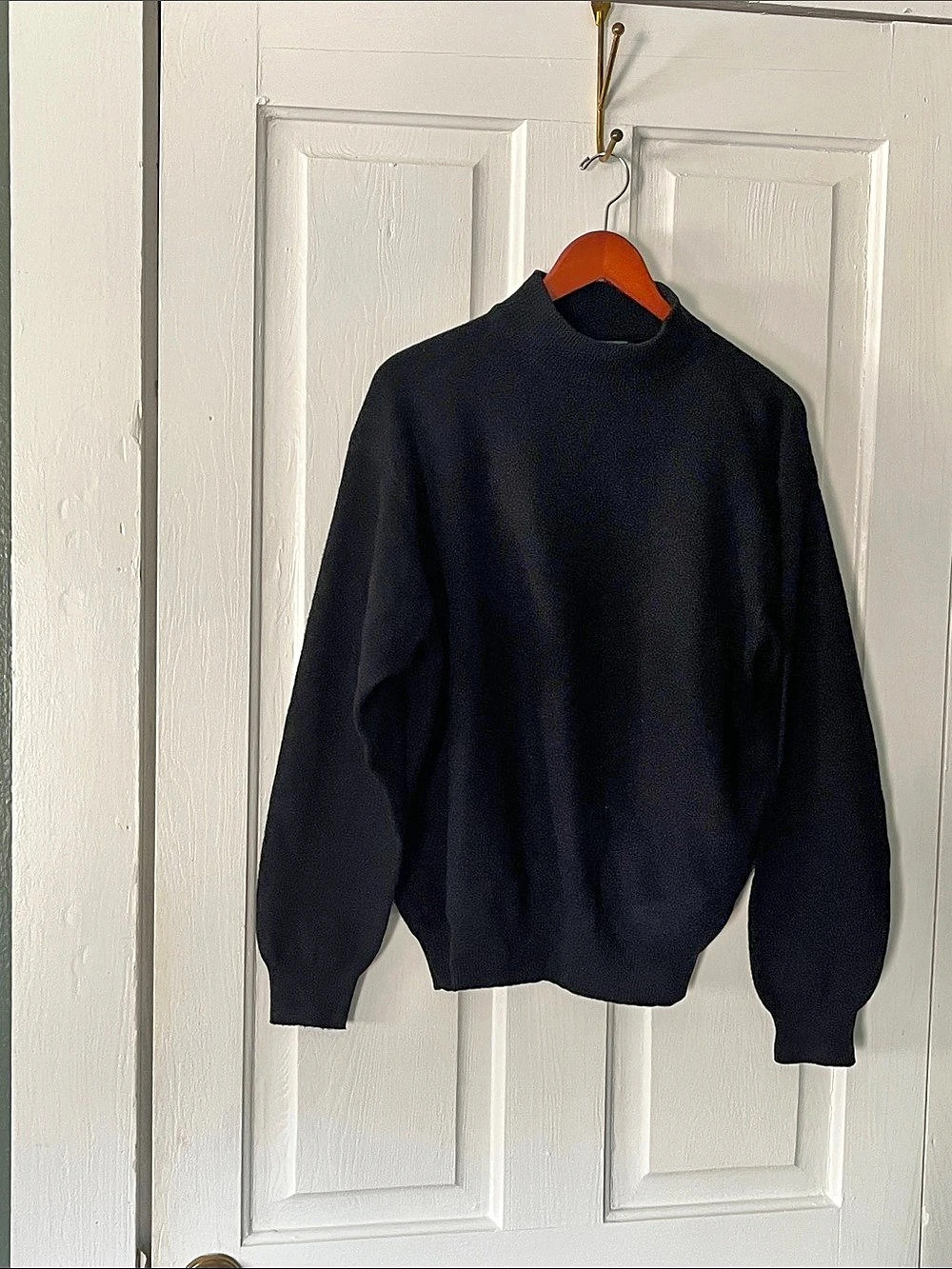 Benetton women’s Black Crewneck Sweater